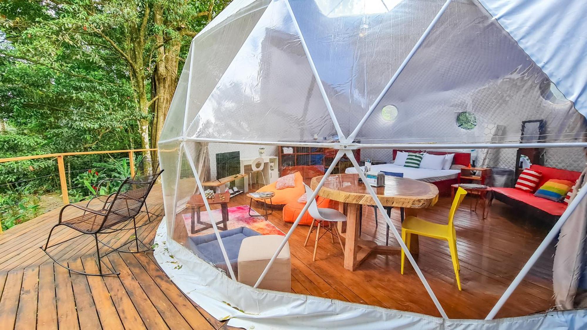 Bitzu Dome-Bijagua Riverside Glamping Экстерьер фото