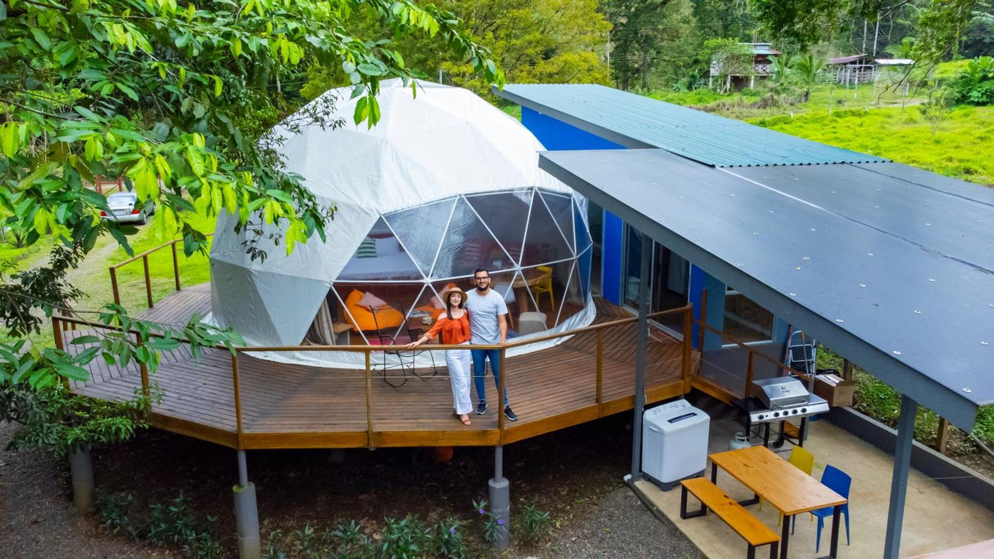 Bitzu Dome-Bijagua Riverside Glamping Экстерьер фото