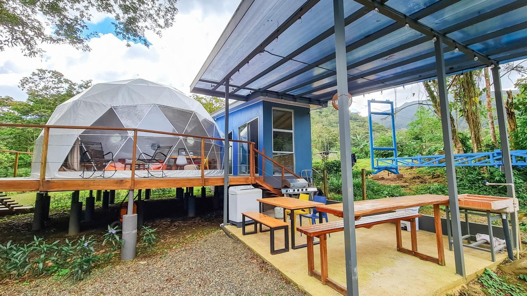 Bitzu Dome-Bijagua Riverside Glamping Экстерьер фото