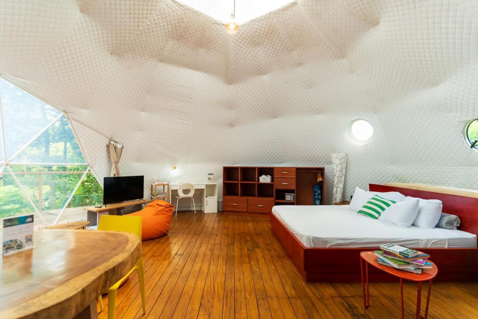Bitzu Dome-Bijagua Riverside Glamping Экстерьер фото