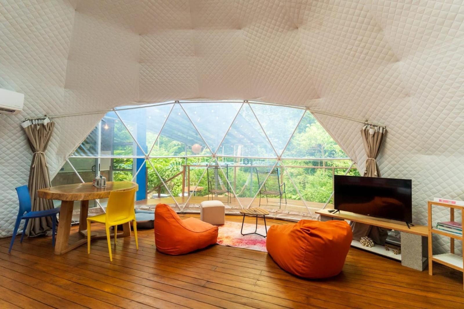Bitzu Dome-Bijagua Riverside Glamping Экстерьер фото
